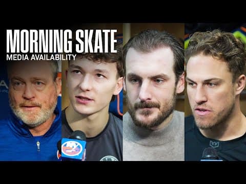 New York Islanders Pregame Availability | NYI at NJD (11/10/25)