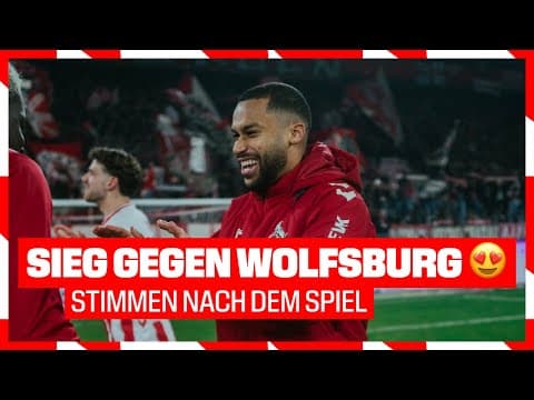 TOR und STIMMEN vom Heimsieg gegen Wolfsburg | 1. FC Köln