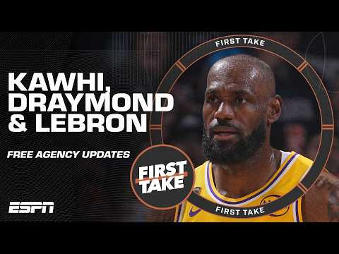 Is the Kawhi-Clippers era OVER ⁉️ + Draymond is a FREE AGENT by declining player option | First Take