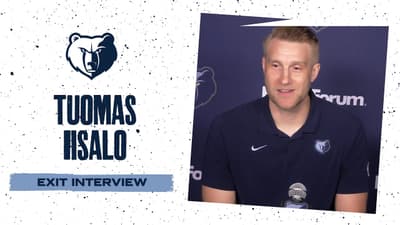 Tuomas Iisalo | 2025-26 Grizzlies Exit Interviews