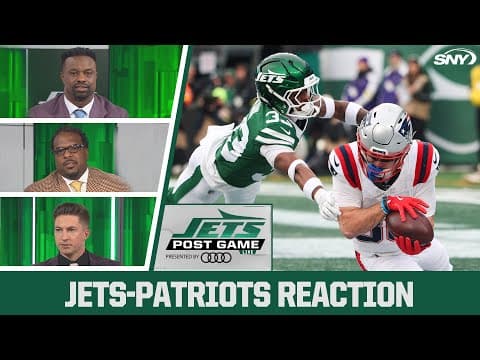 Bart Scott, Willie Colon, Connor Rogers react to Jets' 'red flag' loss to Patriots