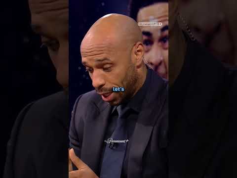 Thierry is trying to stay steady in his support for Arsenal this season 👀 #UCLToday