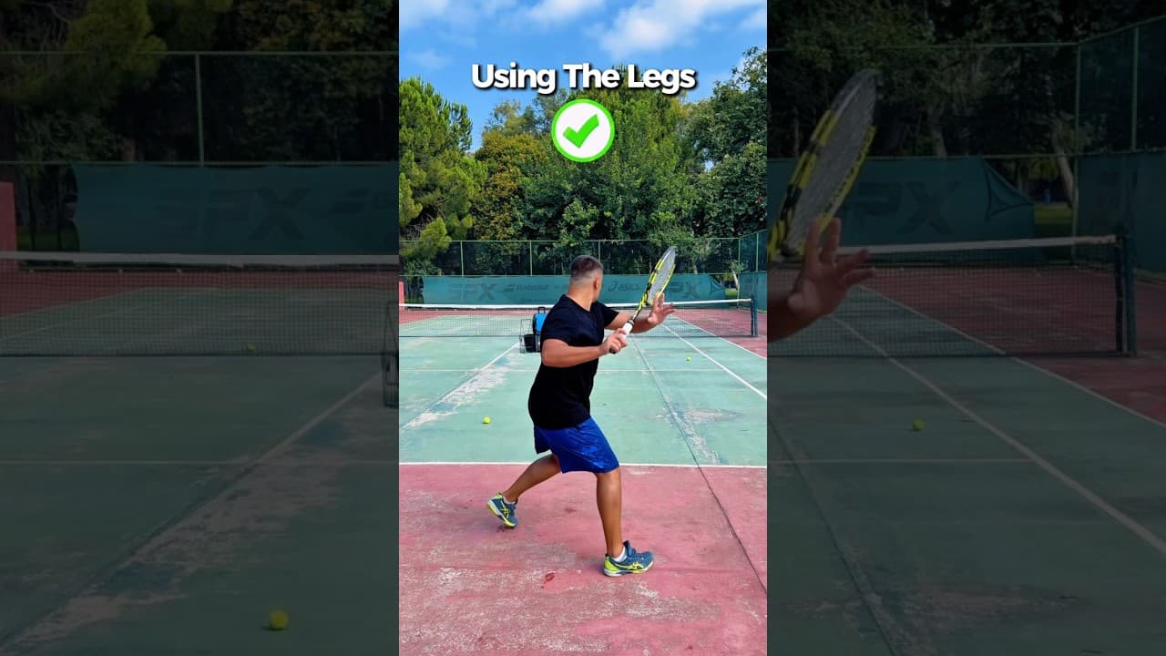 This is how you create forehand power and stability