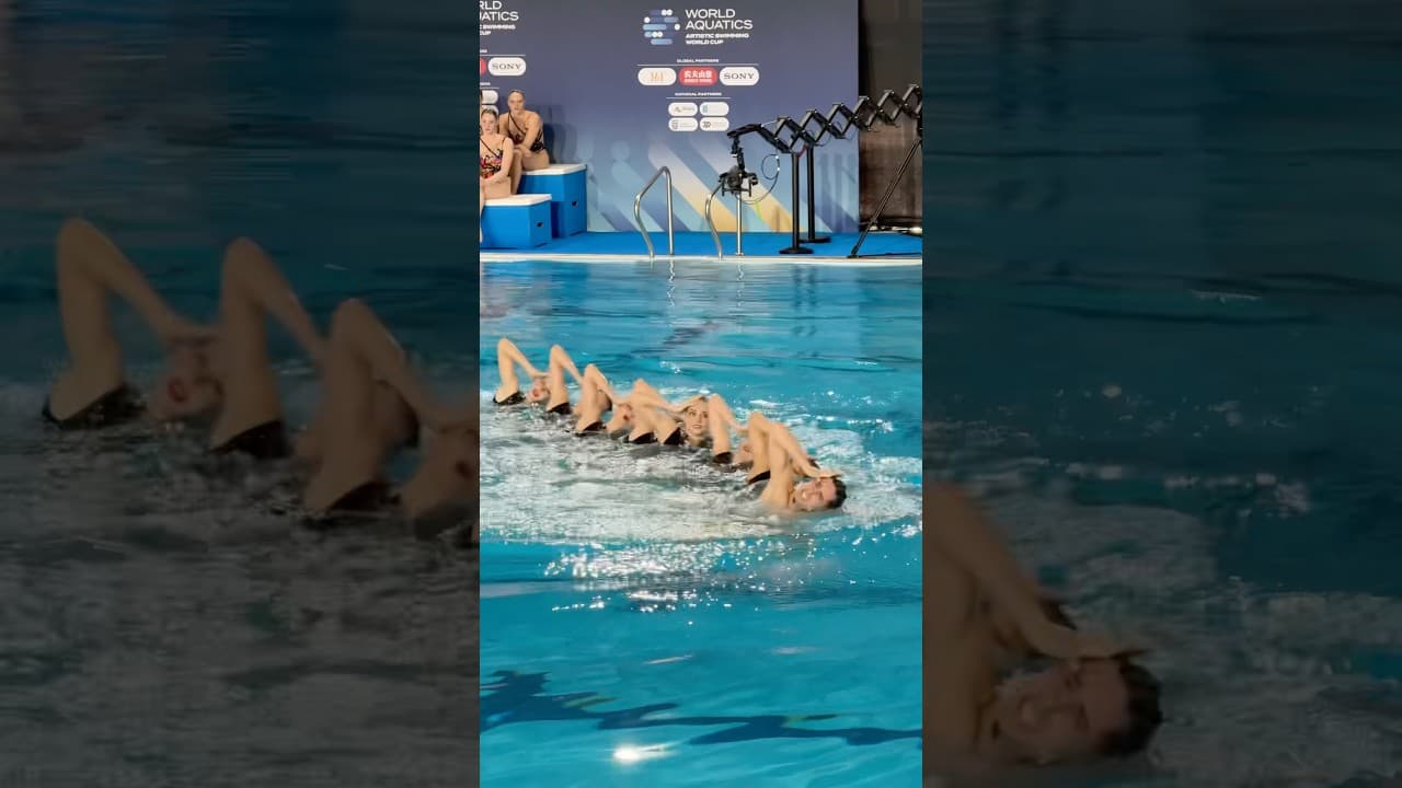 Spain‘s Artistic Swimming Team X Rosalia 🇪🇸 #rosalia #berghain #artisticswimming #routine #spain