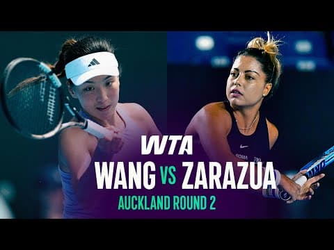 Xinyu Wang vs. Renata Zarazua | 2026 Auckland Round of 16 | WTA Match Highlights