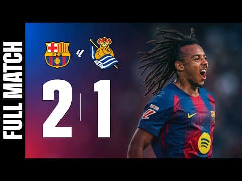 FULL MATCH |  FC BARCELONA 2 vs 1 REAL SOCIEDAD | LALIGA 2025/26 MD07 🔵🔴