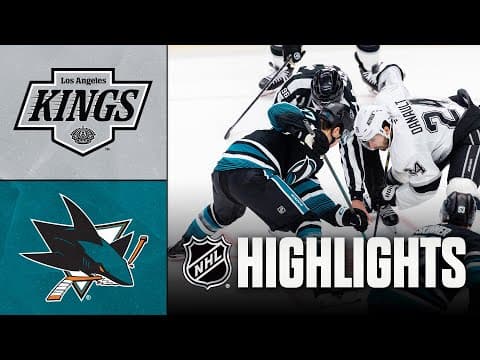 NHL Highlights | Kings vs. Sharks | October 28, 2025