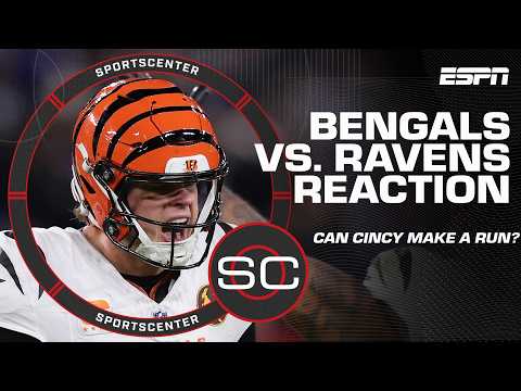 Bengals vs. Ravens Reaction 🏈 Joe Burrow wins in return, can they make the playoffs? | SportsCenter