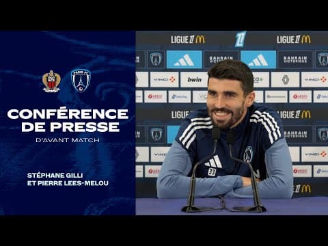 La conférence de presse avant l'OGC Nice