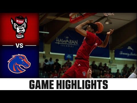 Boise State vs. NC State Game Highlights | 2025-26 ACC Men's Basketball Highlights