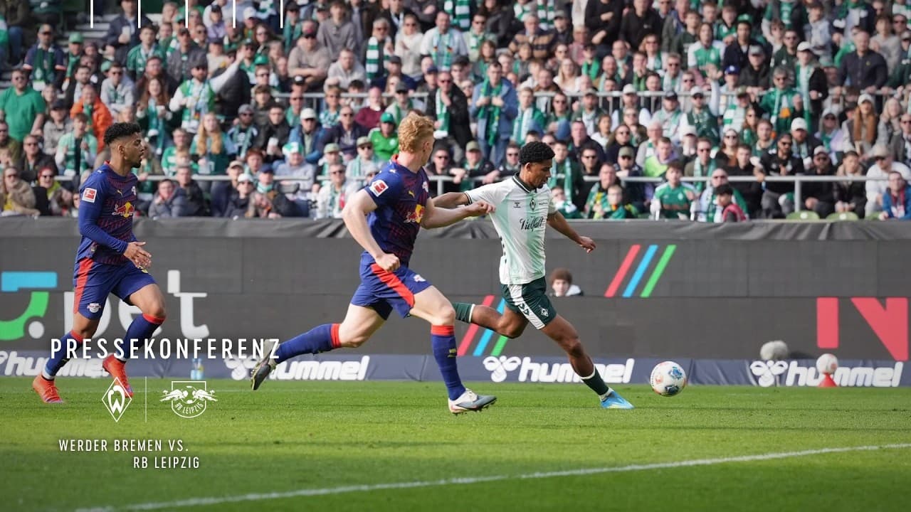 Pressekonferenz nach Leipzig I SV Werder Bremen - RB Leipzig