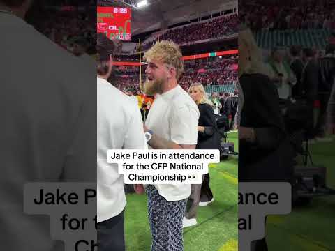 Jake Paul is at the natty 🥊