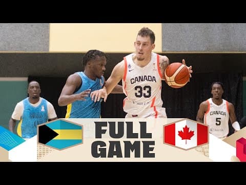 LIVE - Bahamas v Canada | FIBA Basketball World Cup 2027 Americas Qualifiers