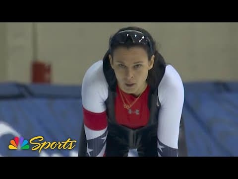 Brittany Bowe dominates 1500m at Olympic trials, qualifies for second event | NBC Sports