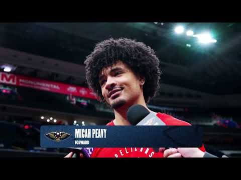 Micah Peavy interview | Pelicans-Wizards Shootaround 1/9/26