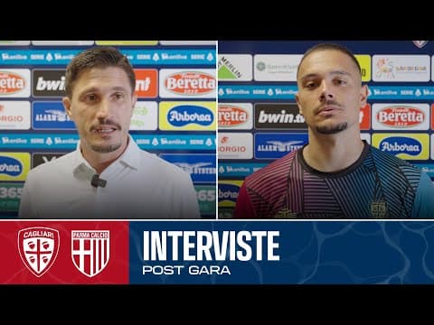 Post Gara | Pisacane e Caprile dopo Cagliari-Parma | Serie A Enilive