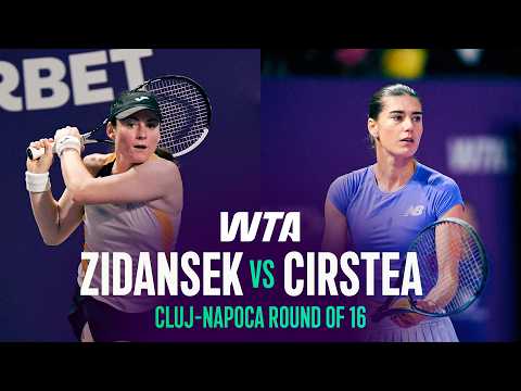 Tamara Zidansek vs. Sorana Cirstea | 2026 Cluj-Napoca Round of 16 | WTA Match Highlights