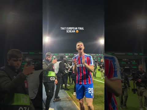 That European scream 😏  #crystalpalace #conferenceleague #final