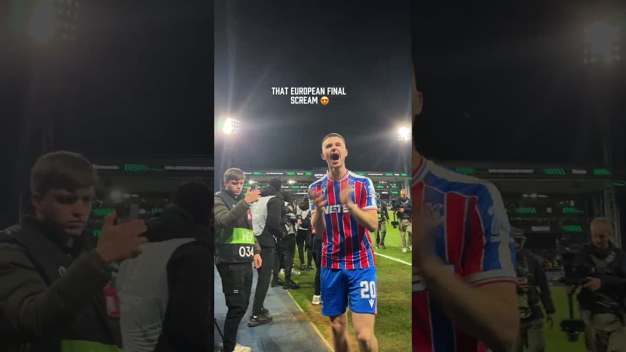 That European scream 😏  #crystalpalace #conferenceleague #final