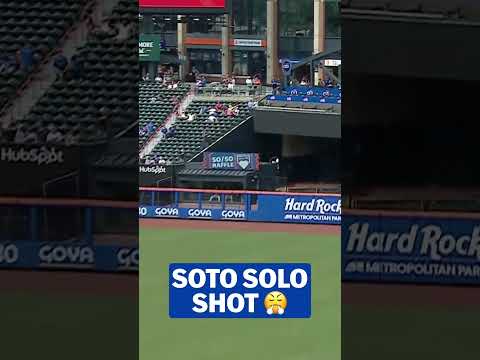 Juan Soto goes DEEP to lead the Mets to a W! 🍎