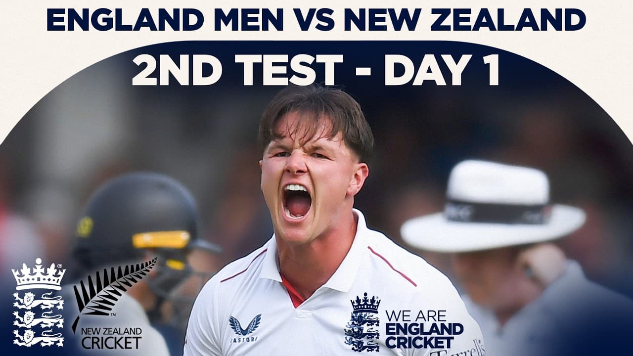 Baker & Bethell In The Wickets | Highlights - England v New Zealand Day 1 | Rothesay Test 2026