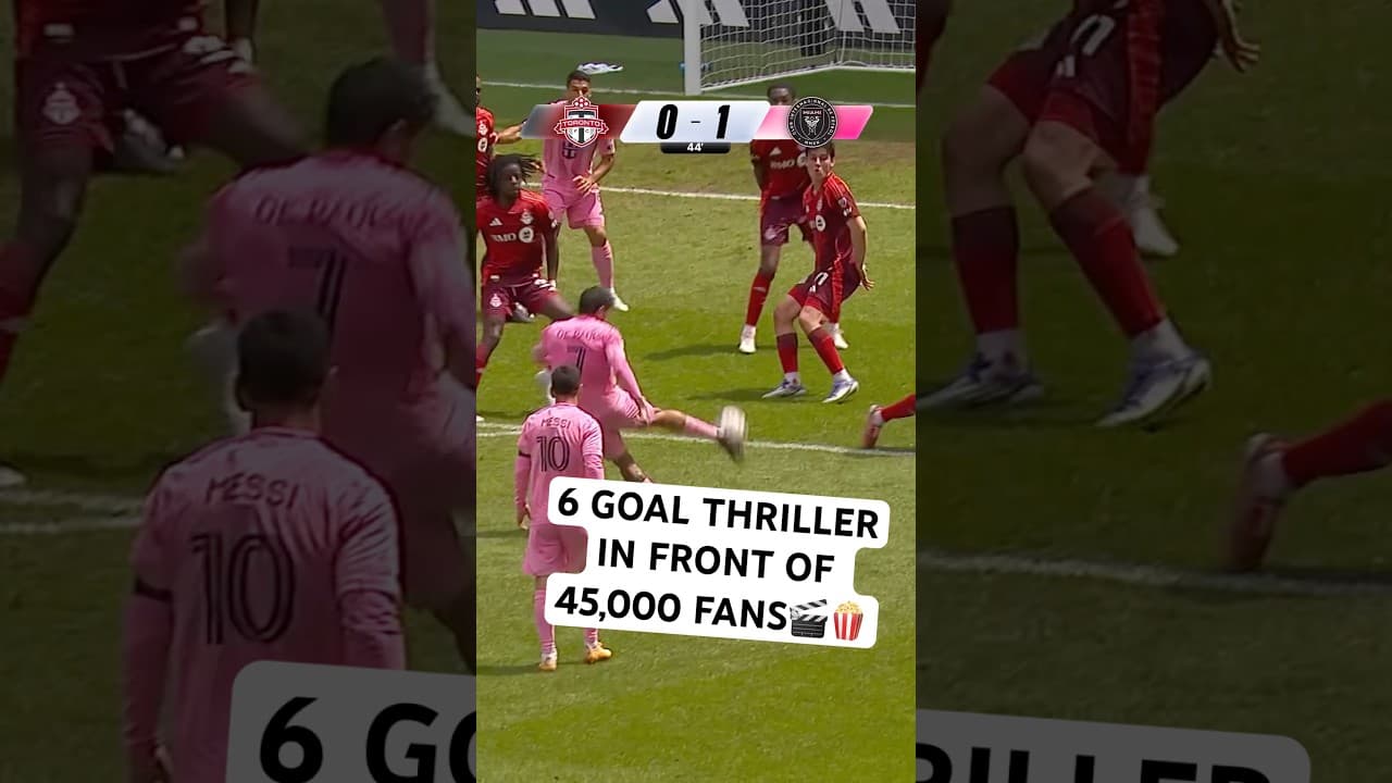 ⁠6 goals from@TorontoFC vs. @intermiamicf!? Grab the popcorn🎬🍿