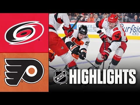 Hurricanes vs. Flyers | NHL Highlights | December 13, 2025