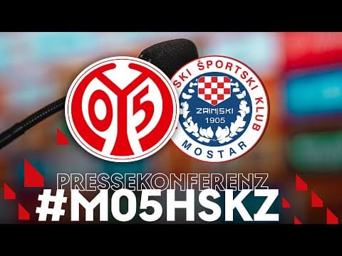Die PK vor dem Spiel gegen HŠK Zrinjski Mostar | Conference League | #M05HSKZ | 25/26