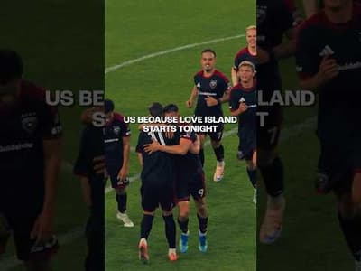 Love Island is back. Cue the goal celebrations #loveisland #loveislandusa #dcunited #soccer #goals