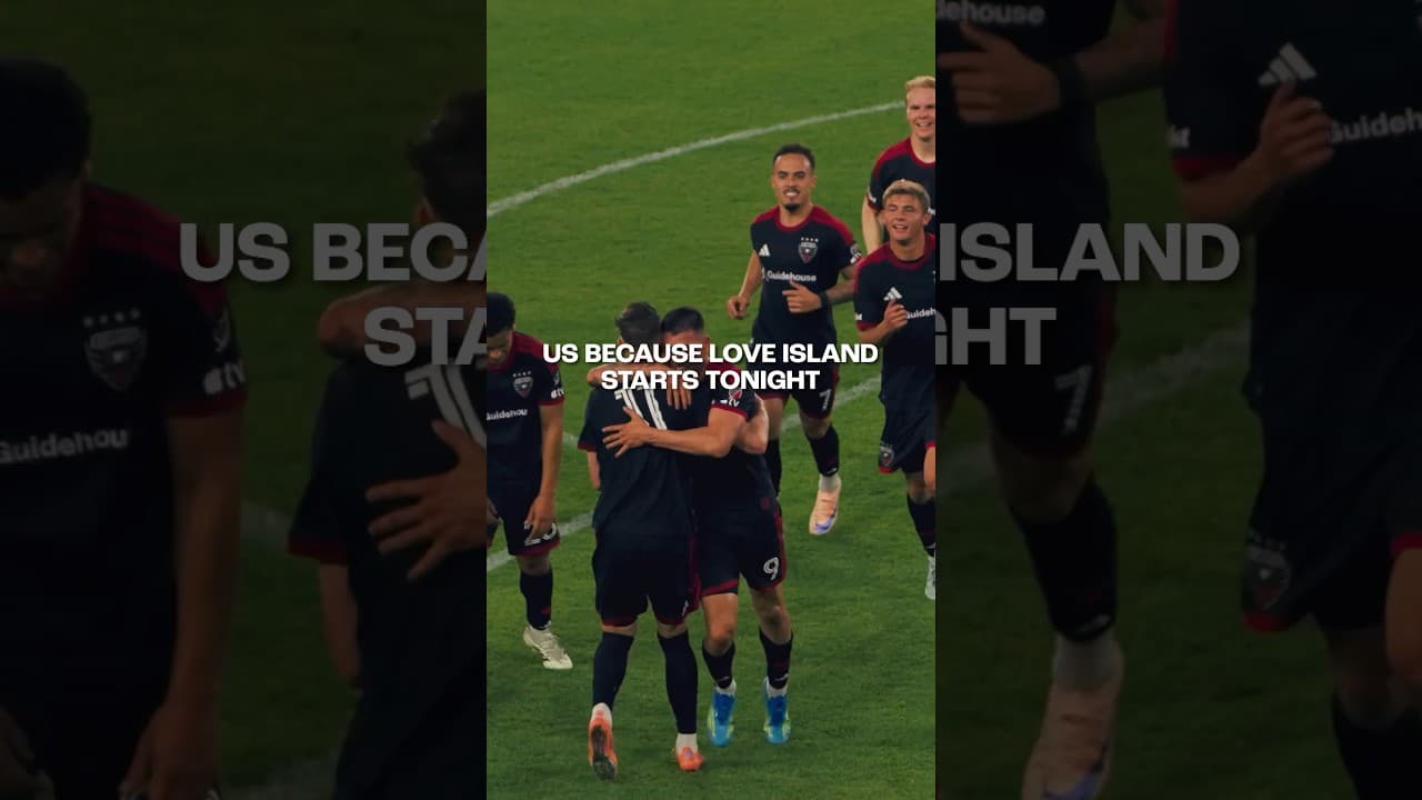 Love Island is back. Cue the goal celebrations #loveisland #loveislandusa #dcunited #soccer #goals