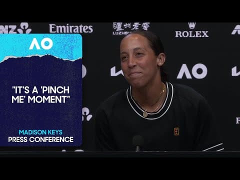 Madison Keys Press Conference | Australian Open 2026 Pre-Tournament