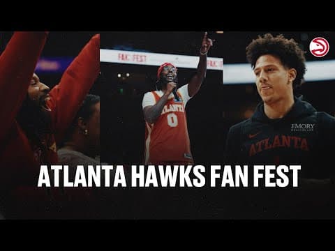 Behind the Scenes at Atlanta Hawks Fan Fest 2025