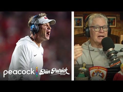 Media puts Lane Kiffin through paces ahead of Egg Bowl | Dan Patrick Show | NBC Sports