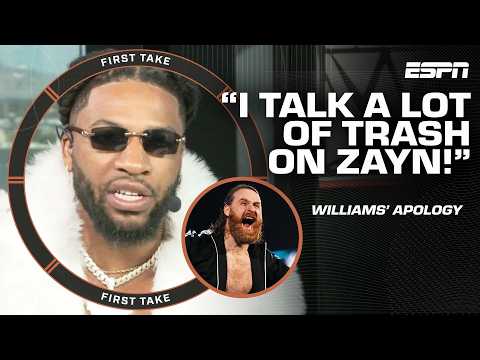 Trick Williams issues apology to Sami Zayn ahead of WrestleMania 42 match | First Take