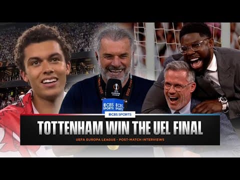 Ange Postecoglou gets the LAST LAUGH 🤣 | "SPECIAL FEELING" Johnson on Tottenham WINNING UEL Final 🤩