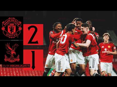 IN THE FINAL! 🏆 | Man Utd v Crystal Palace | FA Youth Cup