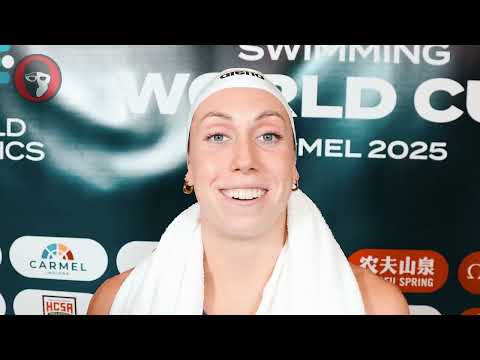 Gretchen Walsh on 50 Fly WR: "There's a lot of thought that goes into a swim like that"