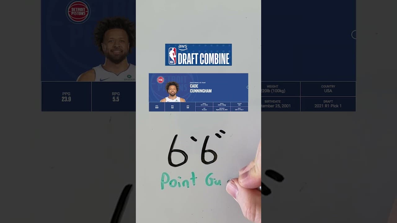 How tall is this year's #1 draft pick going to be? 😏 @amazonwebservices
