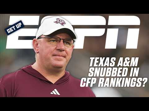 CFP RANKING GRIPES! 😒 Paul Finebaum MAKES THE CASE for Texas A&M to be No. 1! | Get Up
