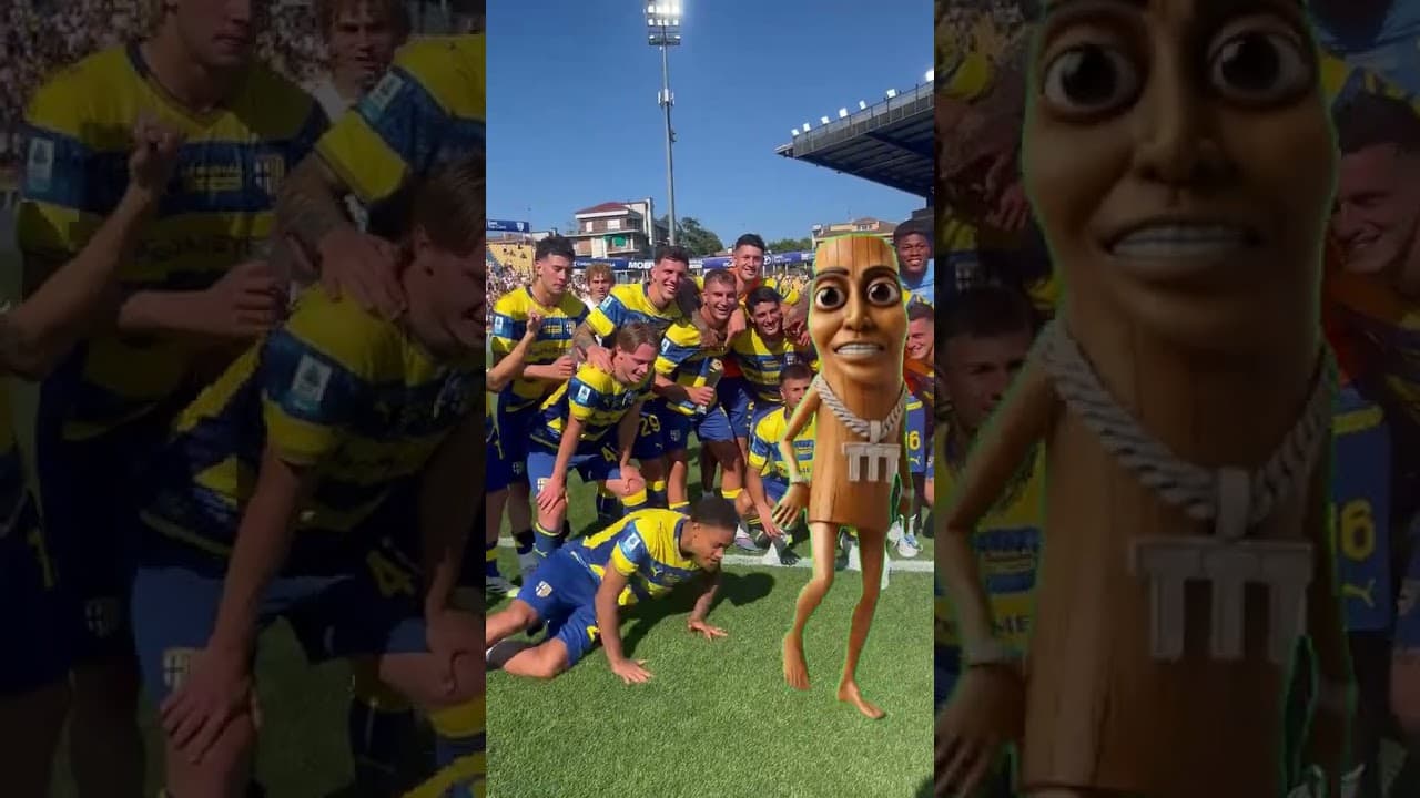 Celebrando l’ultima al Tardini tutti insieme #brainrot #meme #serieaenilive