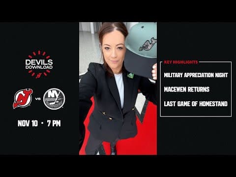 MacEwen Re-Enters the Pack | DEVILS DOWNLOAD