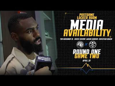 Denver Nuggets Postgame Locker Room Media Availability Round One Game Two Vs. MIN 🎙