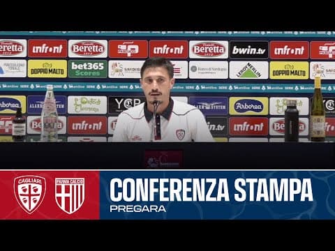 SERIE A ENILIVE |  MISTER PISACANE IN CONFERENZA STAMPA |  CAGLIARI - PARMA