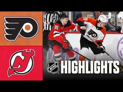 Flyers vs. Devils | NHL Highlights | November 29, 2025