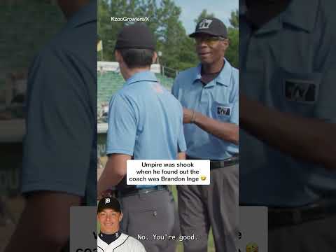 The reaction is so pure 🤣 Inge played 13 MLB seasons, 2009 All-Star.  #shorts