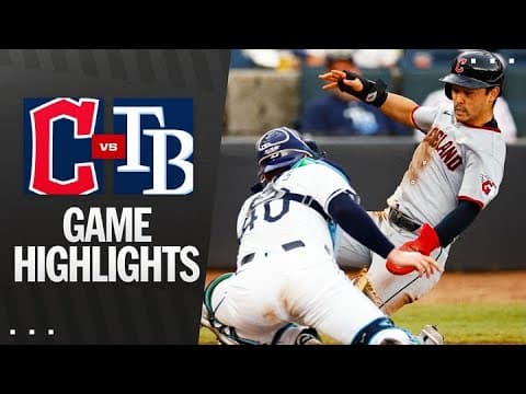 Guardians vs Rays Game Highlights (9/6/25) | MLB Highlights