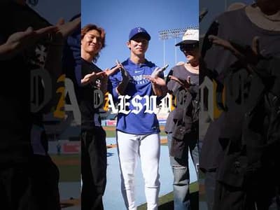 Daesung and G-Dragon in the house? Fantastic Baby. #dodgers #sports #losangeles #bigbang #kpop