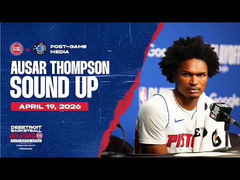Post-Game Press Conference: Ausar Thompson | Pistons vs. Magic | 04.19.26