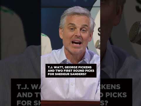 Alright y'all, who says no? 🤔 #tjwatt #steelers #shedeursanders #NFL