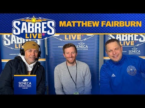 The Athletic's Matthew Fairburn On Forward Lines And Sabres Goalie Future | Buffalo Sabres